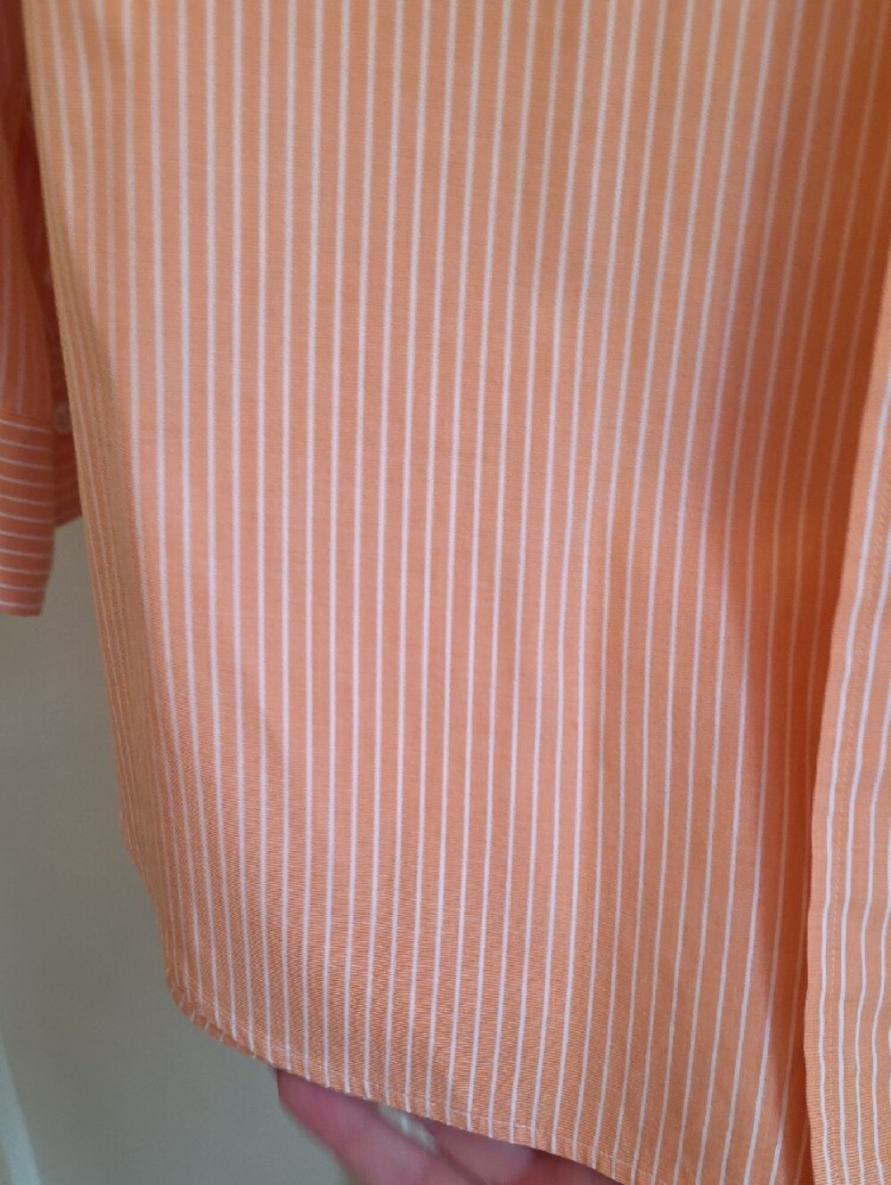 Ralph Lauren Men’s Classic Peach and White Stripe Button-Down Shirt XXL - Picture 4 of 10